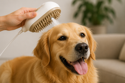 Nicydor PetSteam™ Brosse vapeur 3-en-1 pour chiens & chats